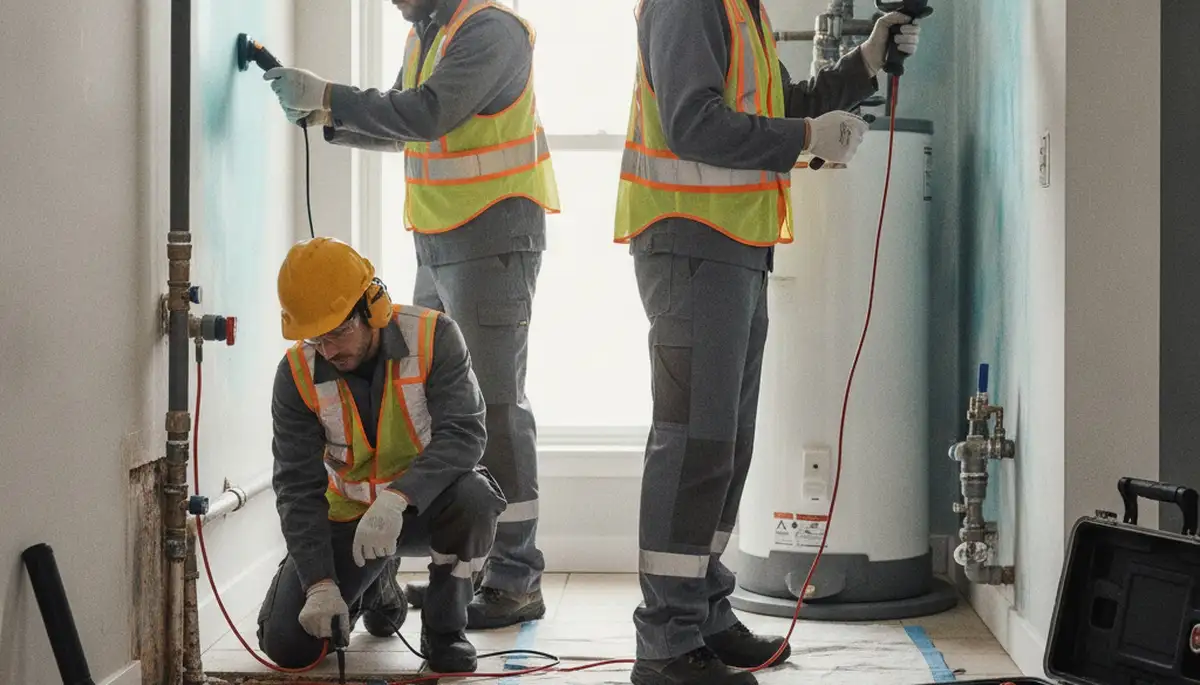 Leak detection service for Lexington, MA homes by local plumber