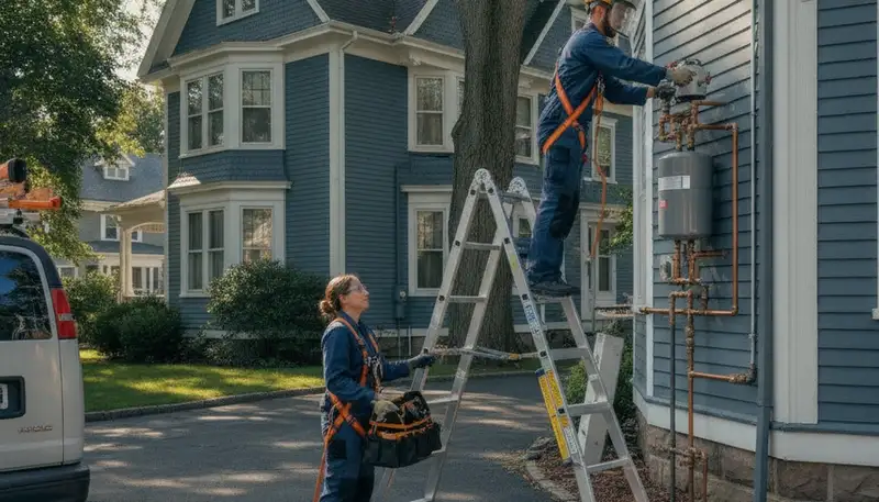 Plumber in Lexington, MA providing professional plumbing repair service for local homeowners
