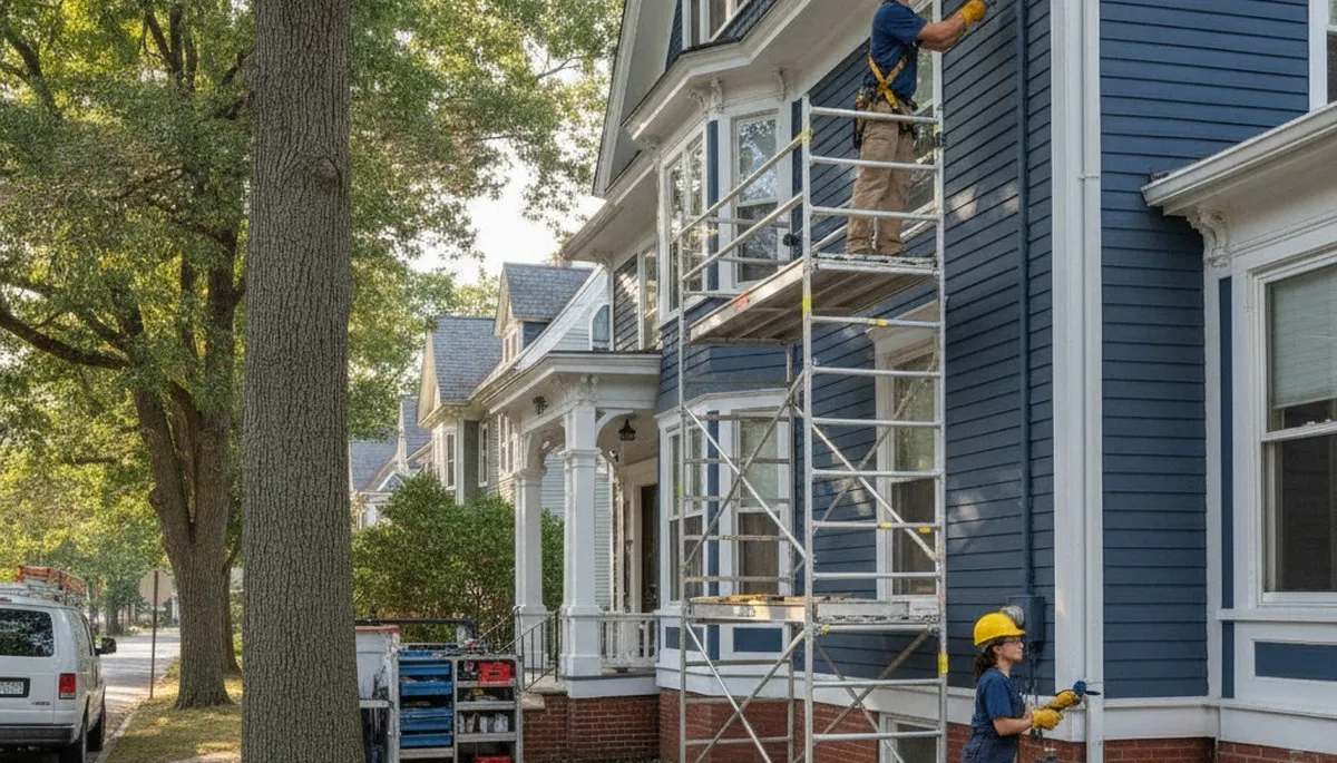 Lexington, MA plumber repairing a residential pipe for plumbing service