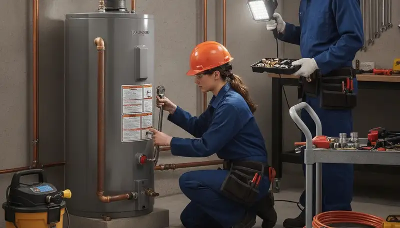 Lexington, MA plumber repairing a home pipe for fast plumbing service during winter leaks