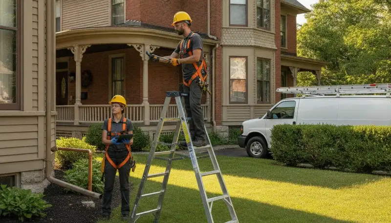Plumber repairing pipes in Lexington, MA for residential plumbing service