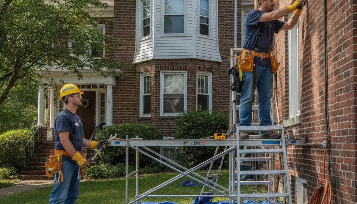 Lexington, MA plumber repairing a residential pipe for fast plumbing service