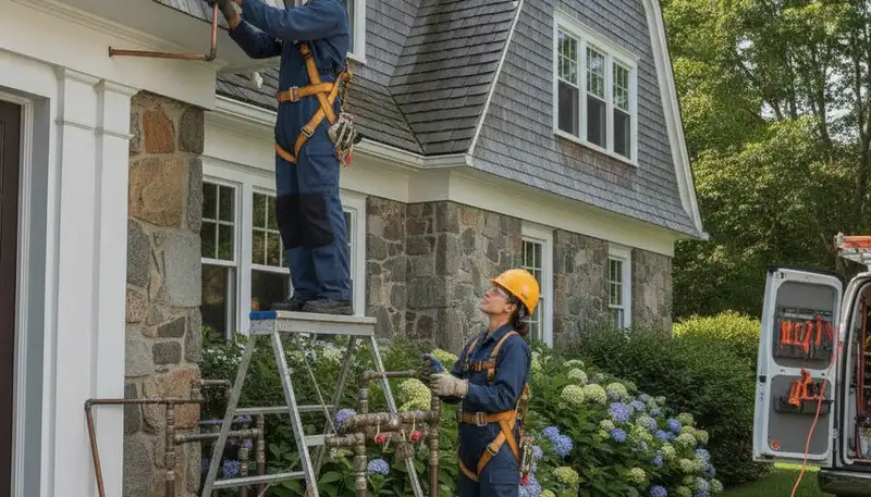 Plumber serving Lexington, MA for emergency pipe repair and drain cleaning