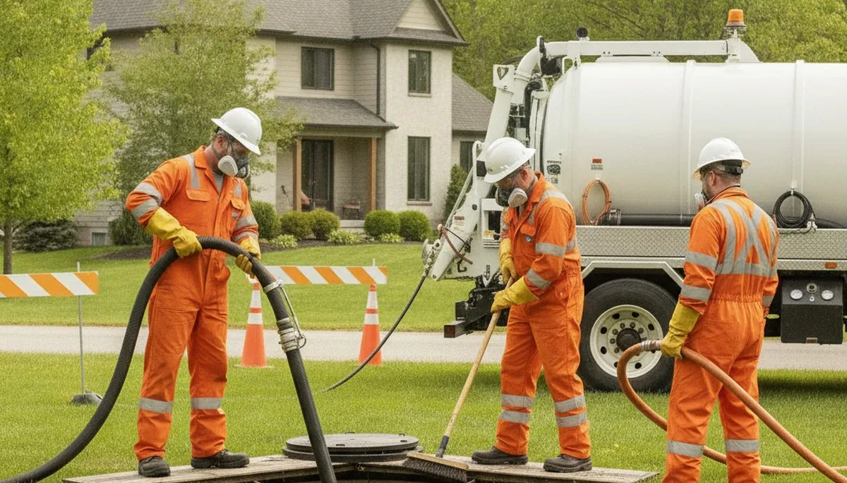 Septic tank cleaning service in Lexington, MA by On Call Plumbers