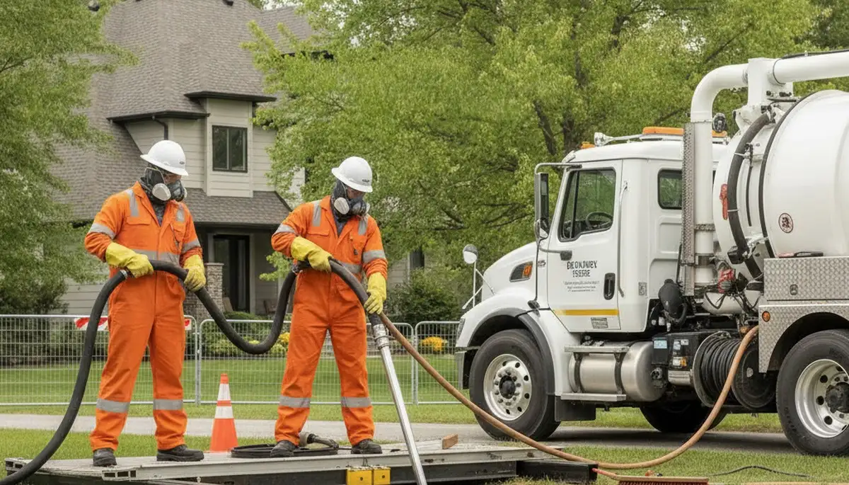 Septic tank cleaning service for Lexington, MA homes by On Call Plumbers