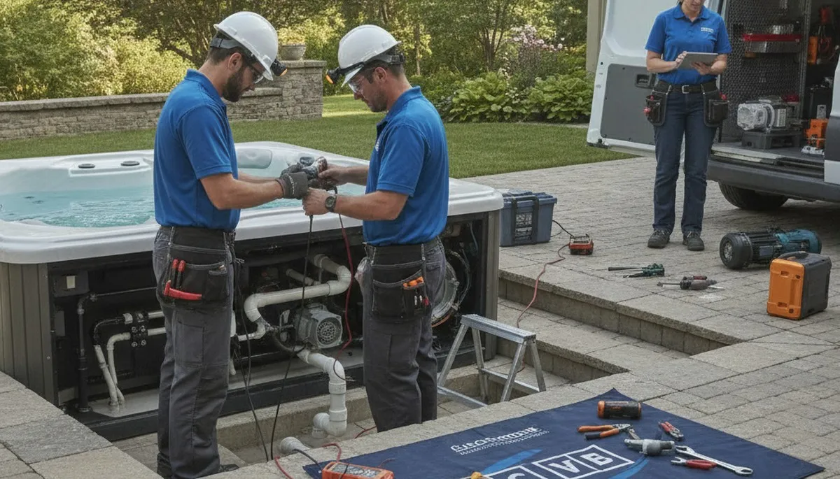 Spa repair for Lexington, MA homes by local plumbers servicing seasonal wear and cold weather damage