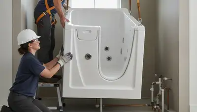 Walk-in tub installation for Lexington, MA homeowners by On Call Plumbers